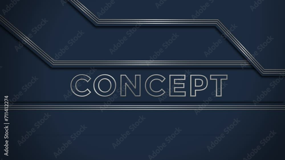 Poster concept lettering in rolling text animation - slotmachine effect - abstract background with overlap 