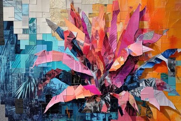 Naklejka premium Vibrant Abstraction
