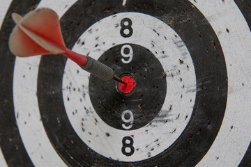 target dart with target arrow.
