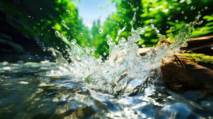 Dynamic Splash: Evoke the Thrill of Outdoor Activities with Dynamic Water Scenes