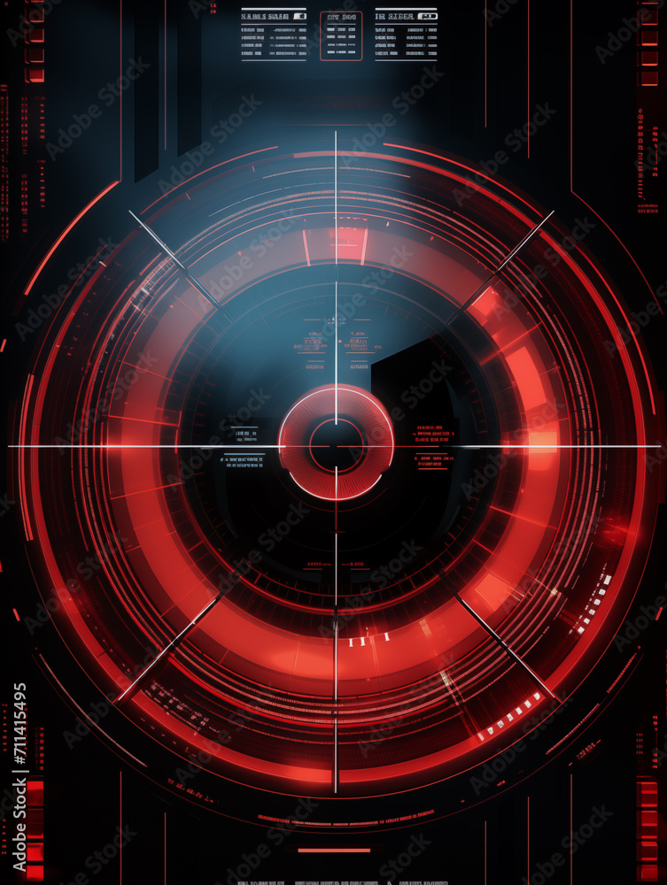 Aufkleber technological dashboard background,created with generative ai tecnology.