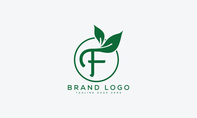 letter F logo design vector template design for brand.