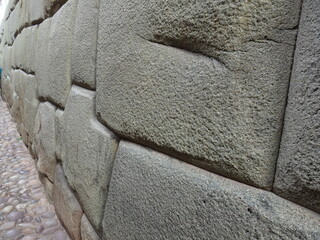 [Peru] Stone wall on Hatunrumiyoc Street with Twelve angled stone (Cusco)