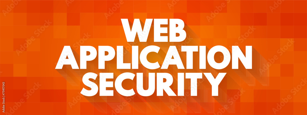 Poster web application security - variety of technologies for protecting web servers, web applications, and