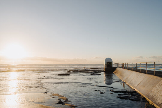 Sunrise at Merewether Ocean Baths, Newcastle, NSW