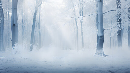 trees in the snow,snow scene fog panorama frozen illustration mist nature, beautiful ry, woods outdoor snow scene fog panorama frozen