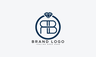 Obraz premium letter RB logo design vector template design for brand.
