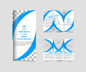 Medical Tri-Fold Brochure Design Template