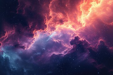 Electrifying Nebula - obrazy, fototapety, plakaty
