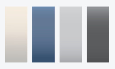Color gradient modern background set. Screen vector design for mobile app. Spring, fresh soft color abstract gradients