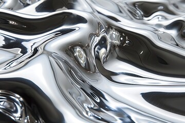 Mirrored Reflections on a Liquid Chrome Surface