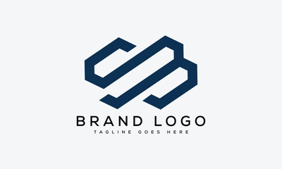 letter SB logo design vector template design for brand.