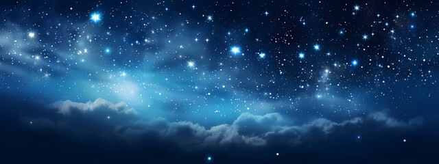 Fototapeta premium Selenic Cosmos: The Moon's Lustrous Galaxy