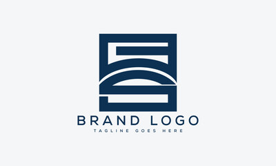 letter SB logo design vector template design for brand.