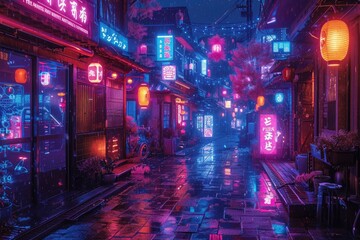Neon Lights of the Future