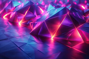 Vibrant Neon Geometry
