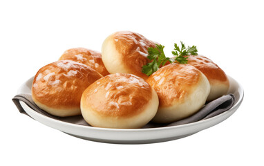 Obraz na płótnie Canvas Embracing the Flaky Goodness of Pirozhki from Russia on White or PNG Transparent Background