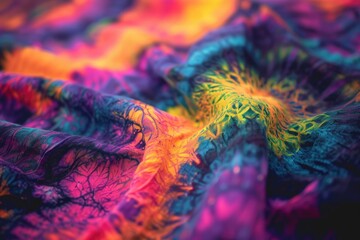 Vibrant Psychedelic Tie-Dye