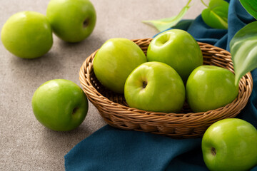 Fresh juicy delicious Taiwanese Milk Indian Jujube fruit.