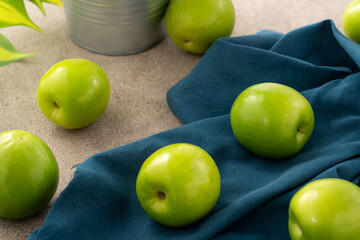Fresh juicy delicious Taiwanese Milk Indian Jujube fruit.