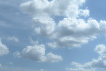 The Clouds in the sky Background  Copy space