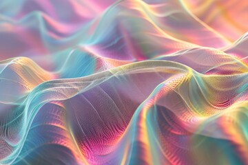 Wavy Rainbow Lines