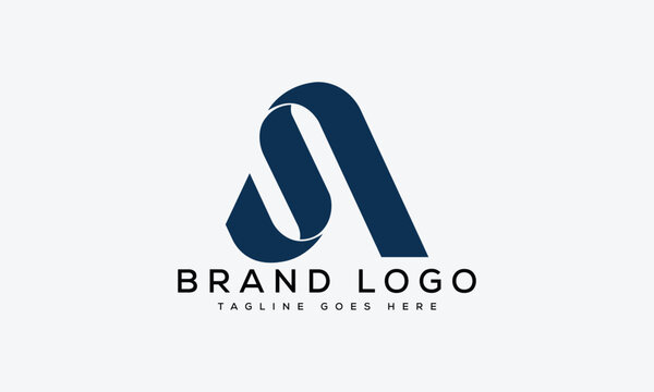 letter SA logo design vector template design for brand.
