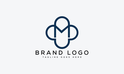 letter M logo design vector template design for brand.