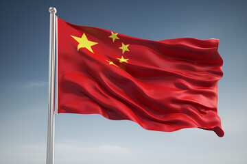 China flag. The country of China. The symbol of China.	
