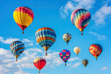 Obraz premium Captivating Springtime Balloon Experience., spring art