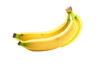 Savoring the Luscious Delight of Ripe and Juicy Bananas on White or PNG Transparent Background