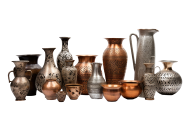 The Timeless Allure of Bidriware Handicrafts on White or PNG Transparent Background