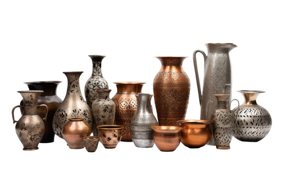 The Timeless Allure of Bidriware Handicrafts on White or PNG Transparent Background