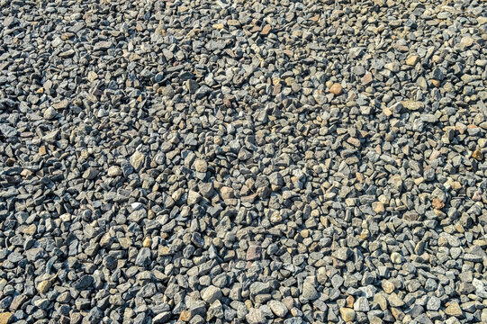 railroad track gravel ballast texture