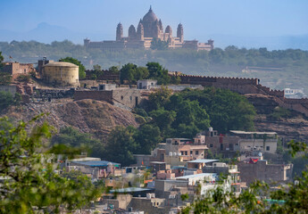 Jodhpur panorama in Rajasthan, India