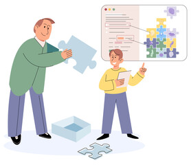 Game therapy vector illustration. Educational games blend entertainment and learning, fostering enjoyable educational experience Game therapy revolutionizes healthcare by integrating play and therapy