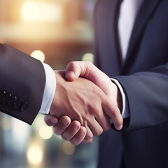 business people shaking hands