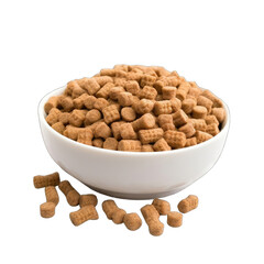 Dry pet food, often in the form of small pellets or biscuits Transparent Background Png Image