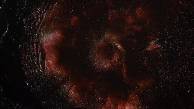 抽象的で芸術的なイメージ　爆裂新星