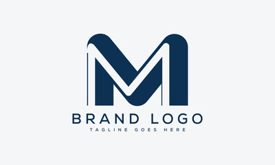 letter M logo design vector template design for brand.