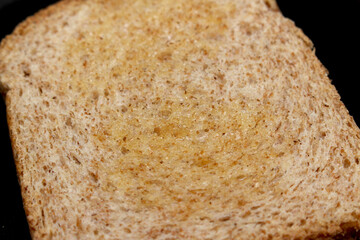 slice of bread. Bread with melted butter. slice of bread with butter.
