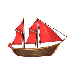 Illustration of boat 