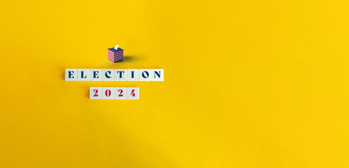 US Election 2024 Banner. 