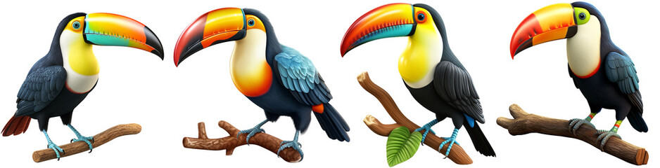Fototapeta premium Toucan Bird PNG