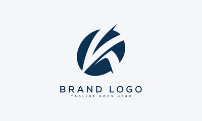 letter K logo design vector template design for brand.