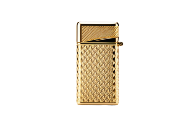 A Glimpse into Dunhill's Opulent Lighter Collection on White or PNG Transparent Background