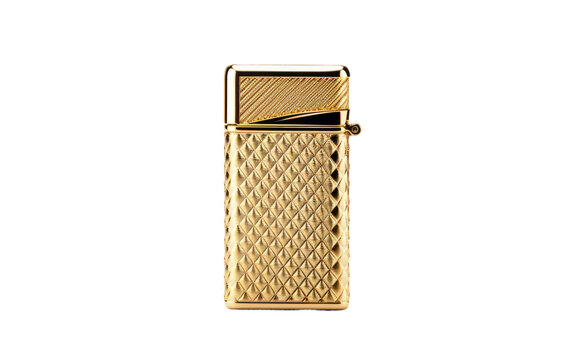 A Glimpse into Dunhill's Opulent Lighter Collection on White or PNG Transparent Background