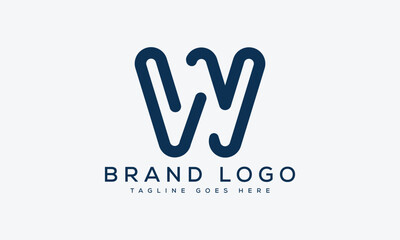 letter W logo design vector template design for brand.