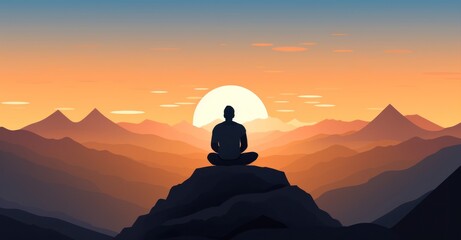 "Mountain Top Sunrise Meditation for Inner Peace and Mindfulness"