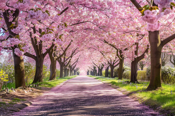 Cherry Blossom in Full Bloom., spring art